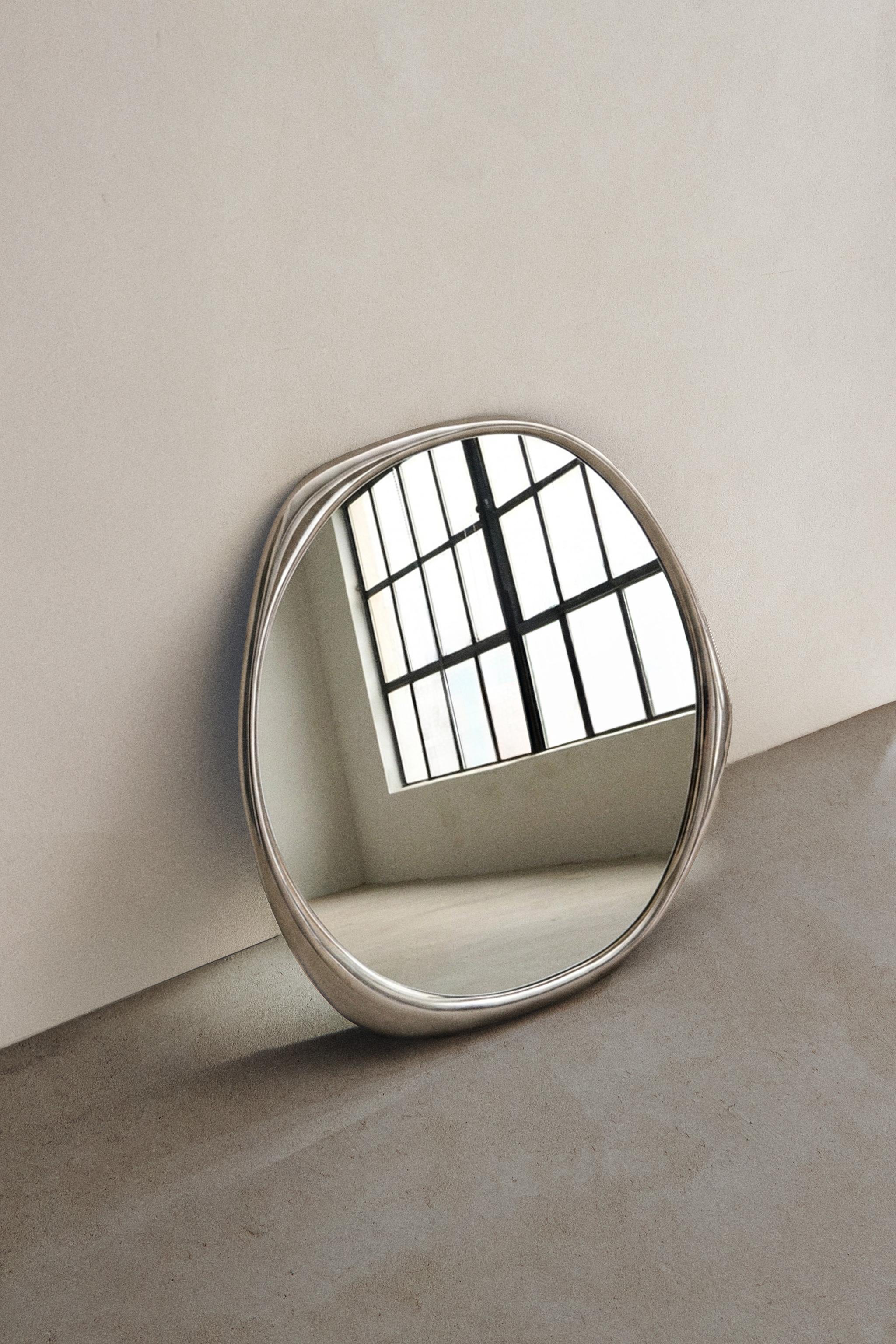 MIROIR ALUMINIUM IRREGULIER